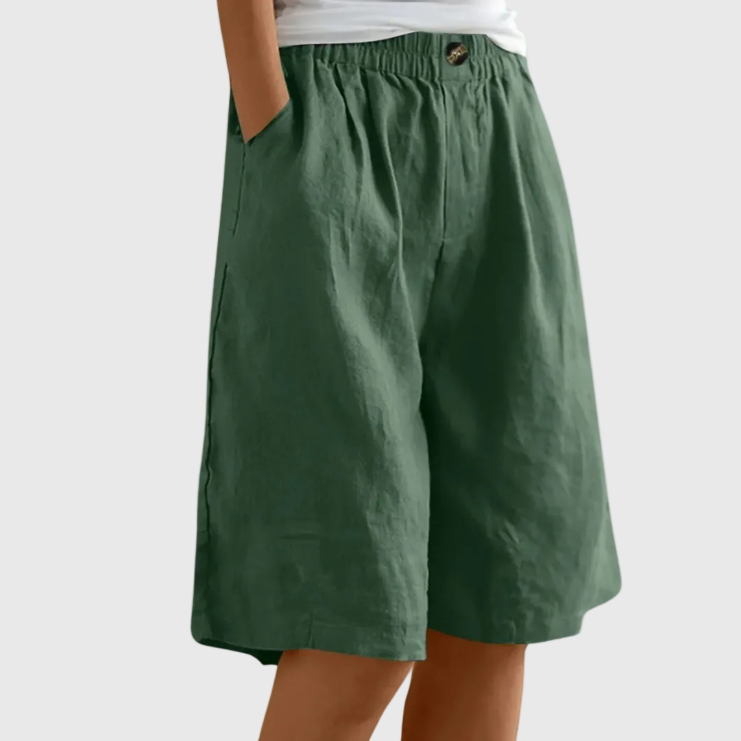 Margo | Loose Fit Elastic Waist Shorts