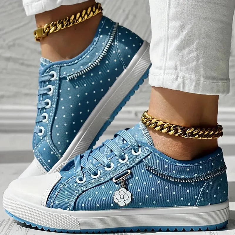 Carly | Elegant Sneakers with Floral Details