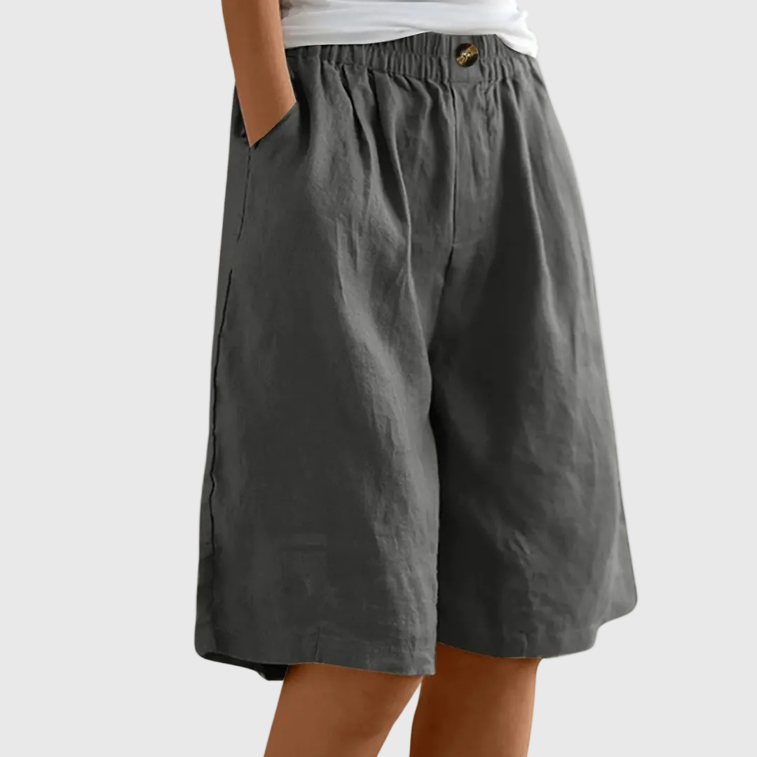 Margo | Loose Fit Elastic Waist Shorts