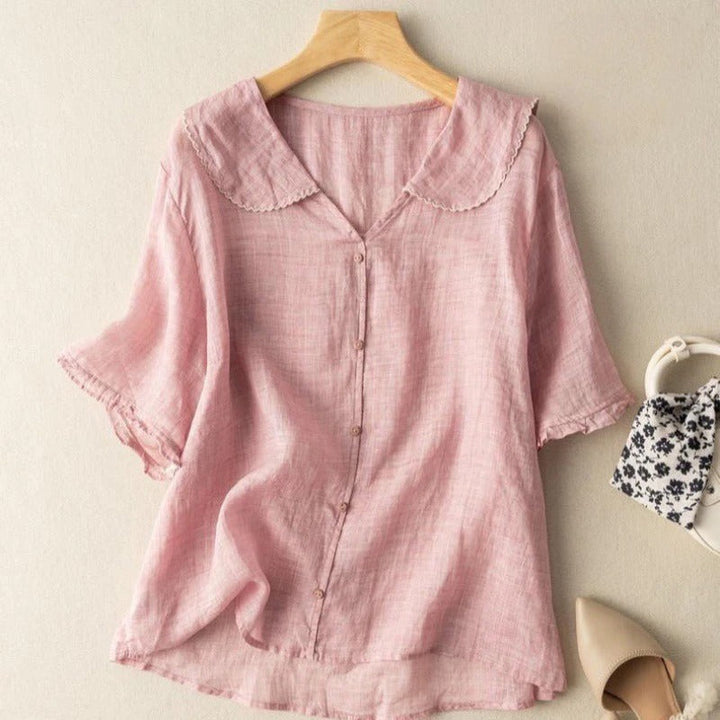 Korina | Vintage Blouse with Button Detail