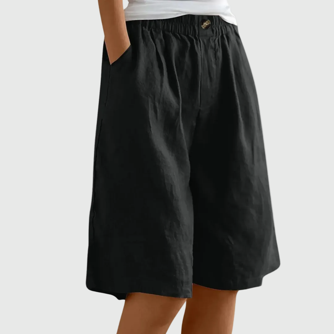 Margo | Loose Fit Elastic Waist Shorts