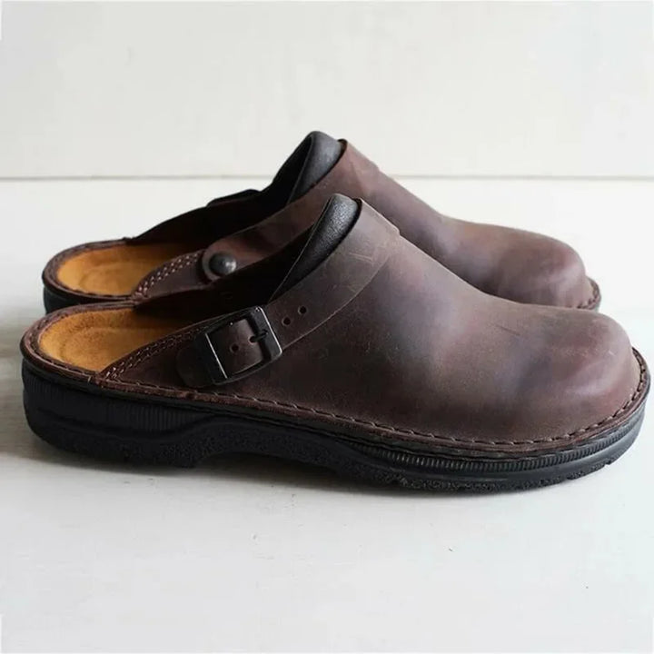 Theo | Artisan Buckle Clogs