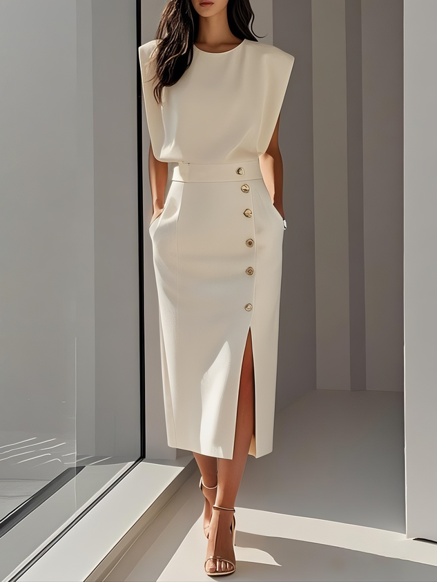 Aspen™ | Effortless Charm Midi Dress