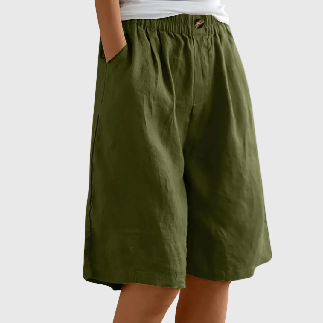 Margo | Loose Fit Elastic Waist Shorts