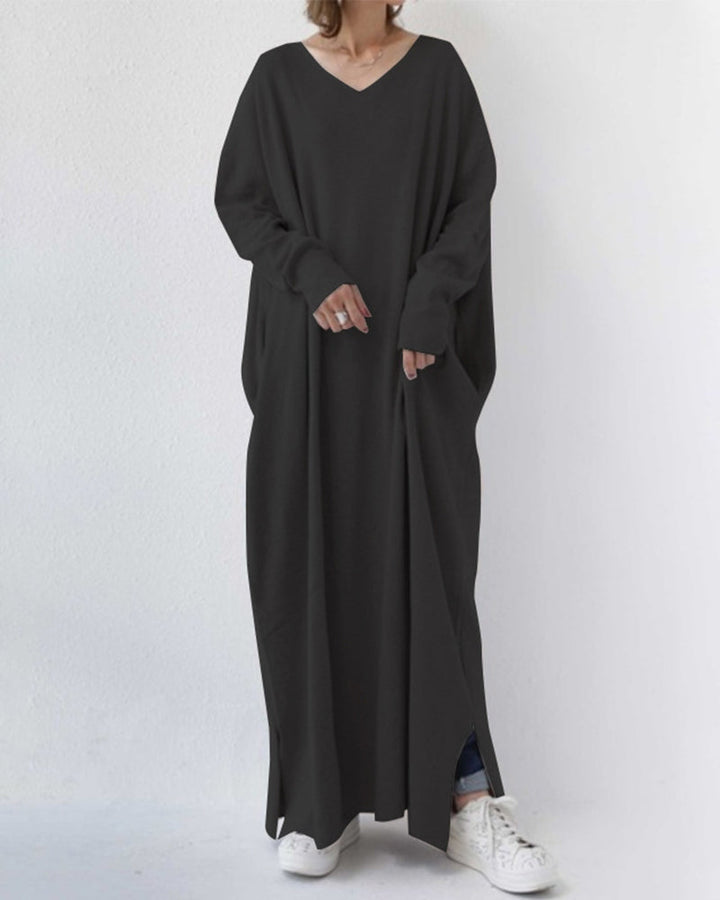Harriet™ | Elegant Winter Maxi Dress for Women with Long Sleeves
