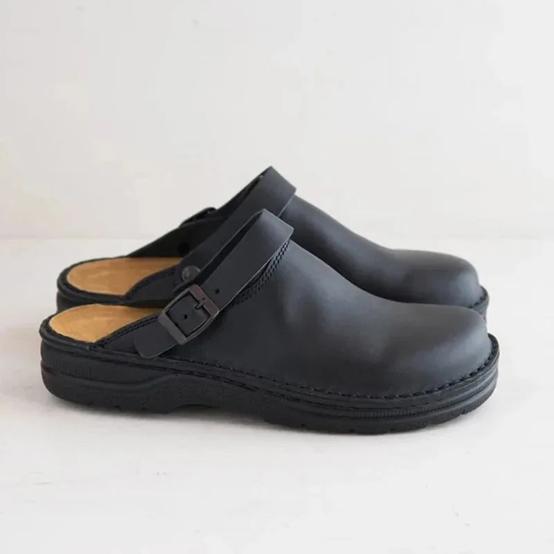 Theo | Artisan Buckle Clogs