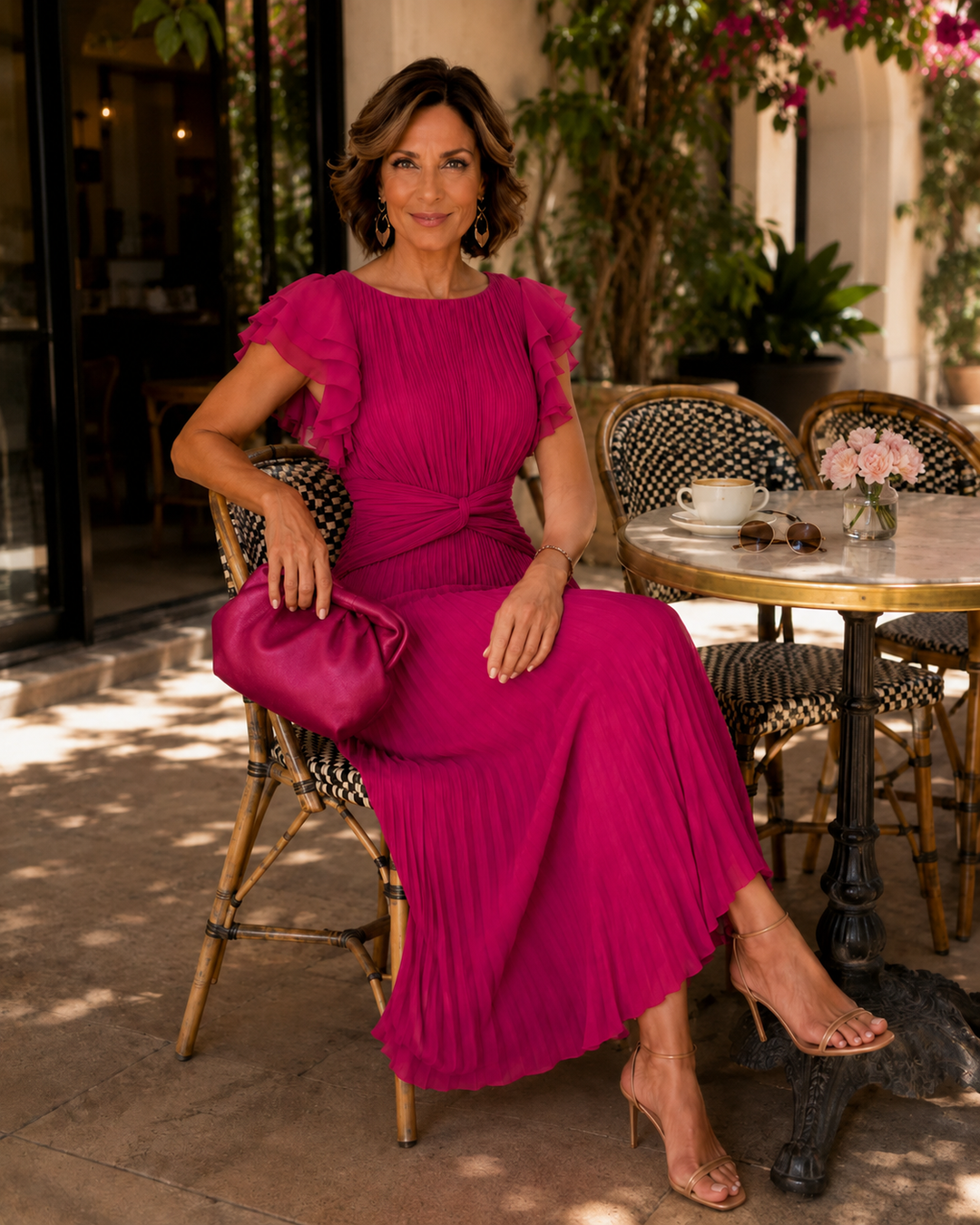 Fiona | Classic Pleated Dress