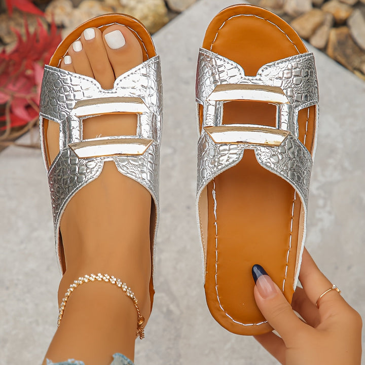 Everly | Women's Cushioned Adjustable Buckle Sandals