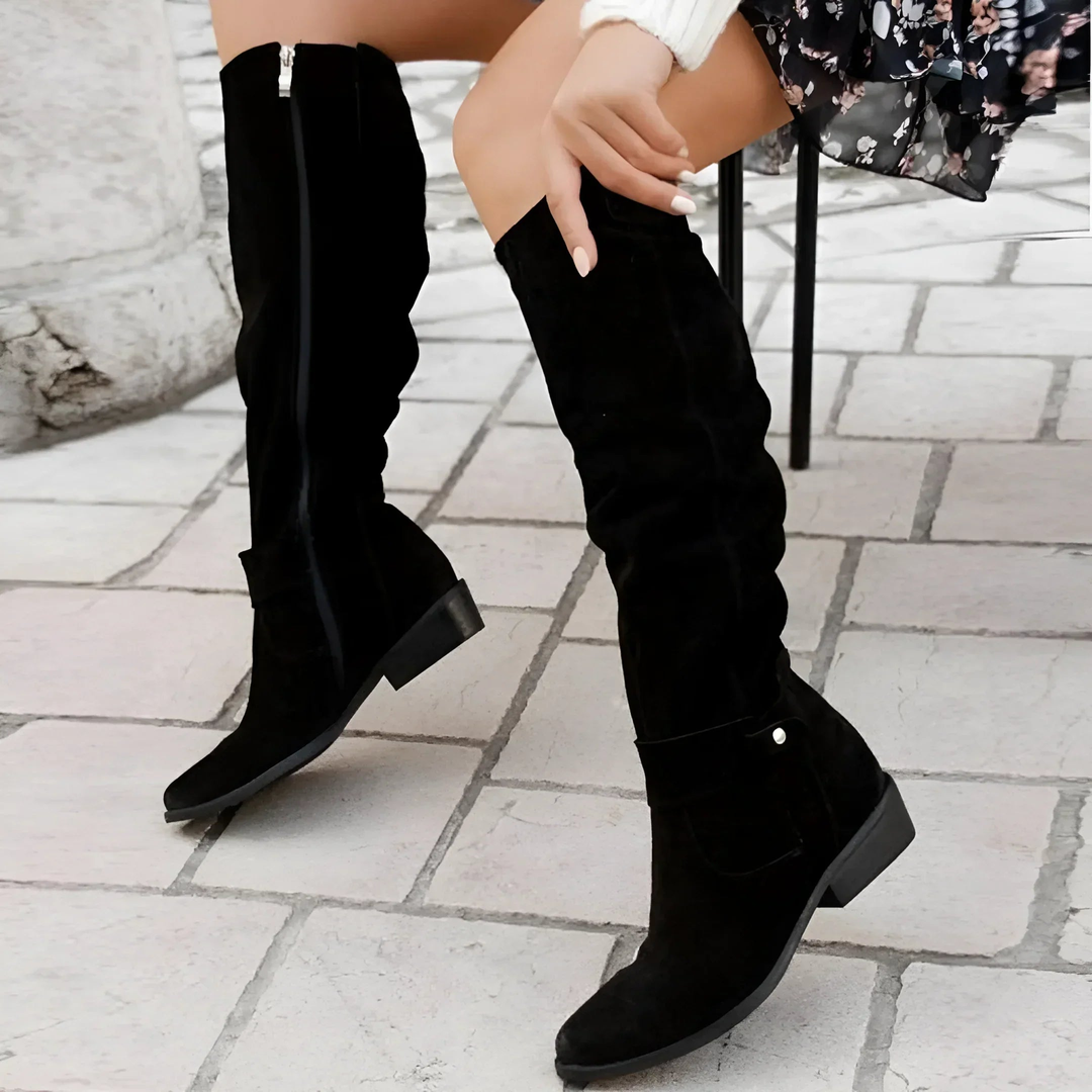 Zes™ | Stylish Suede Knee Boots