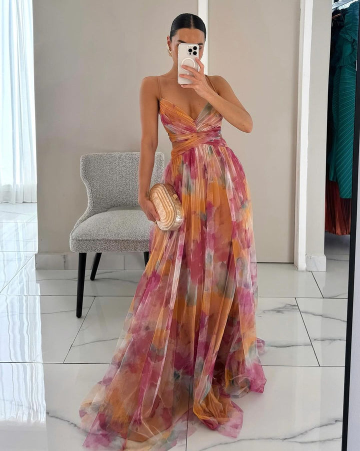 Lily | Floral Elegance Maxi Dress