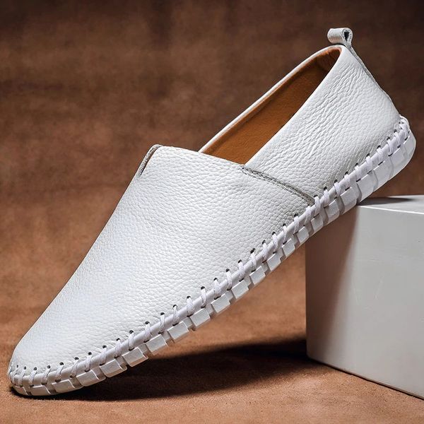 Lukas | Grained Leather Loafers