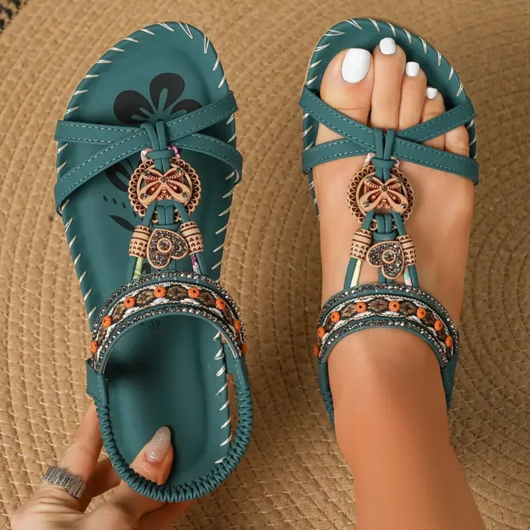 Nadia | Orthopedic Sandals in Ibiza Style for Comfort & Elegance