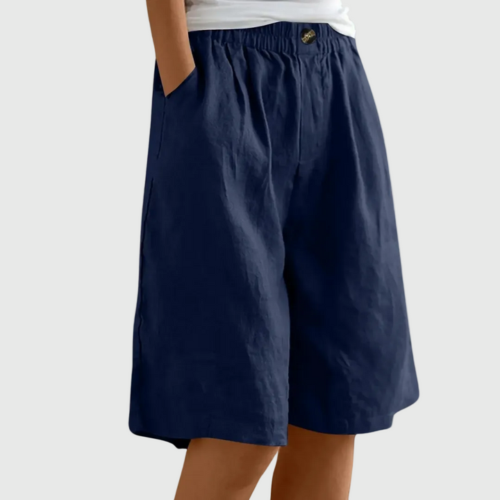 Margo | Loose Fit Elastic Waist Shorts