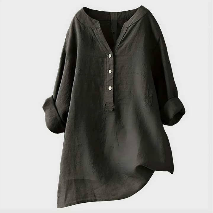 Caroline | Elegant V-Neck Blouse