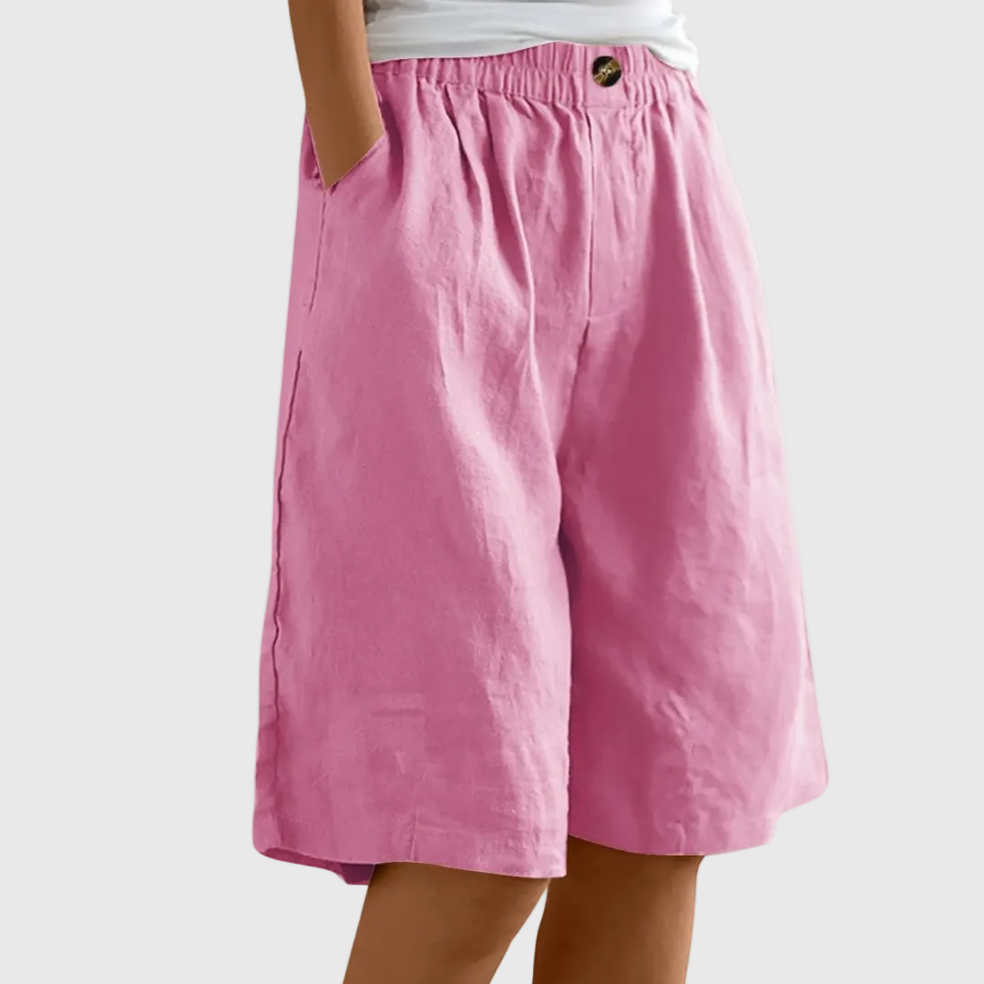 Margo | Loose Fit Elastic Waist Shorts