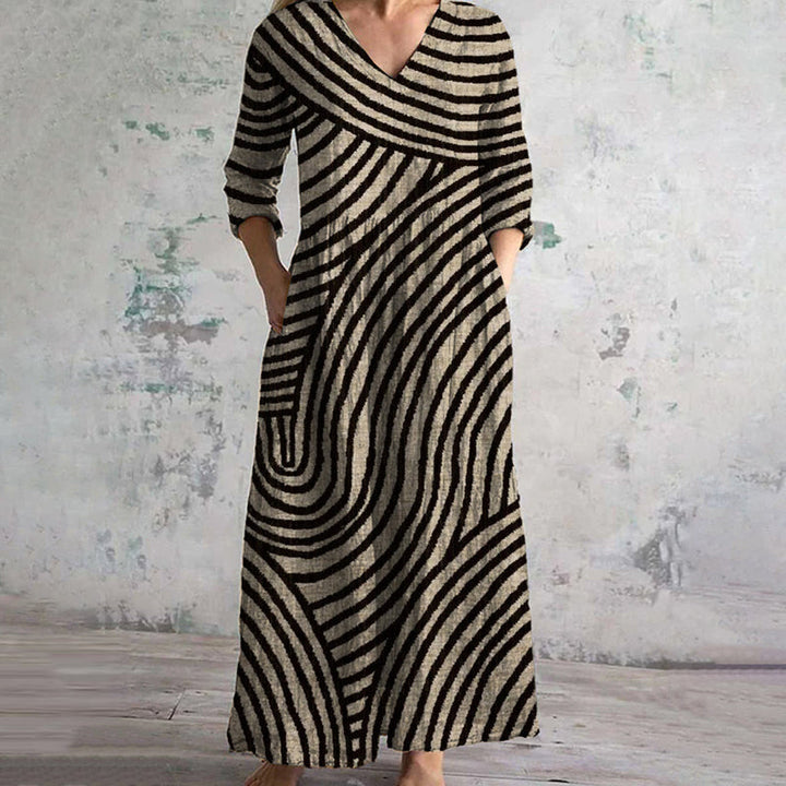 Bonnie™ | Vintage Striped dress