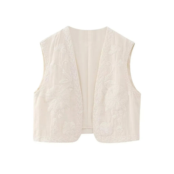 Vivienne™ | Vintage Floral Boho Vest