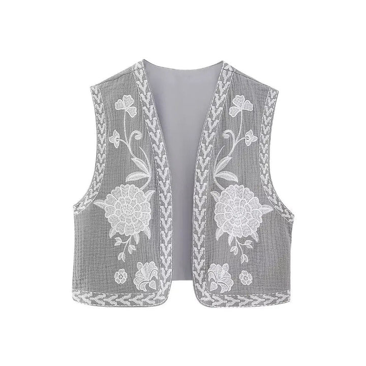 Vivienne™ | Vintage Floral Boho Vest