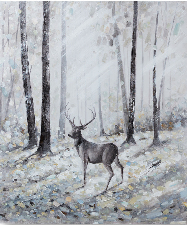 Acrylic Deer Painting