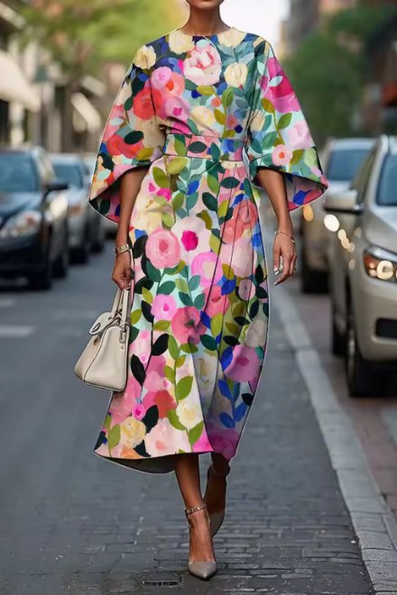 Maxine | Elegant Floral Dress
