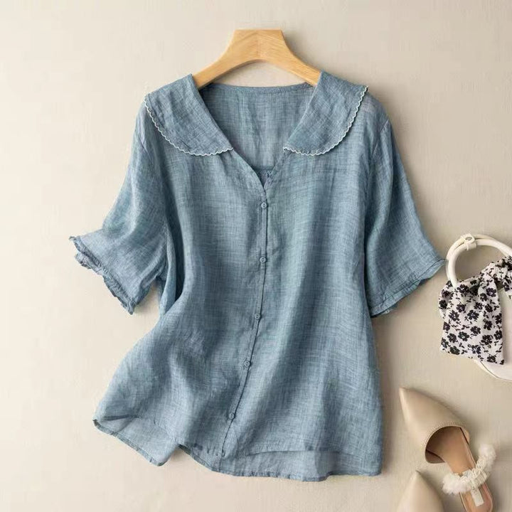 Korina | Vintage Blouse with Button Detail