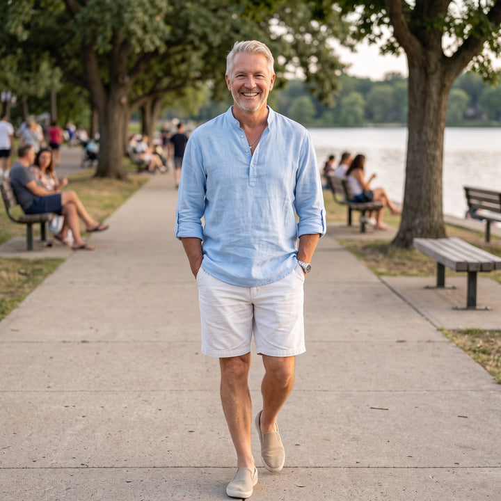 Lucas | Breathable Linen Shirt