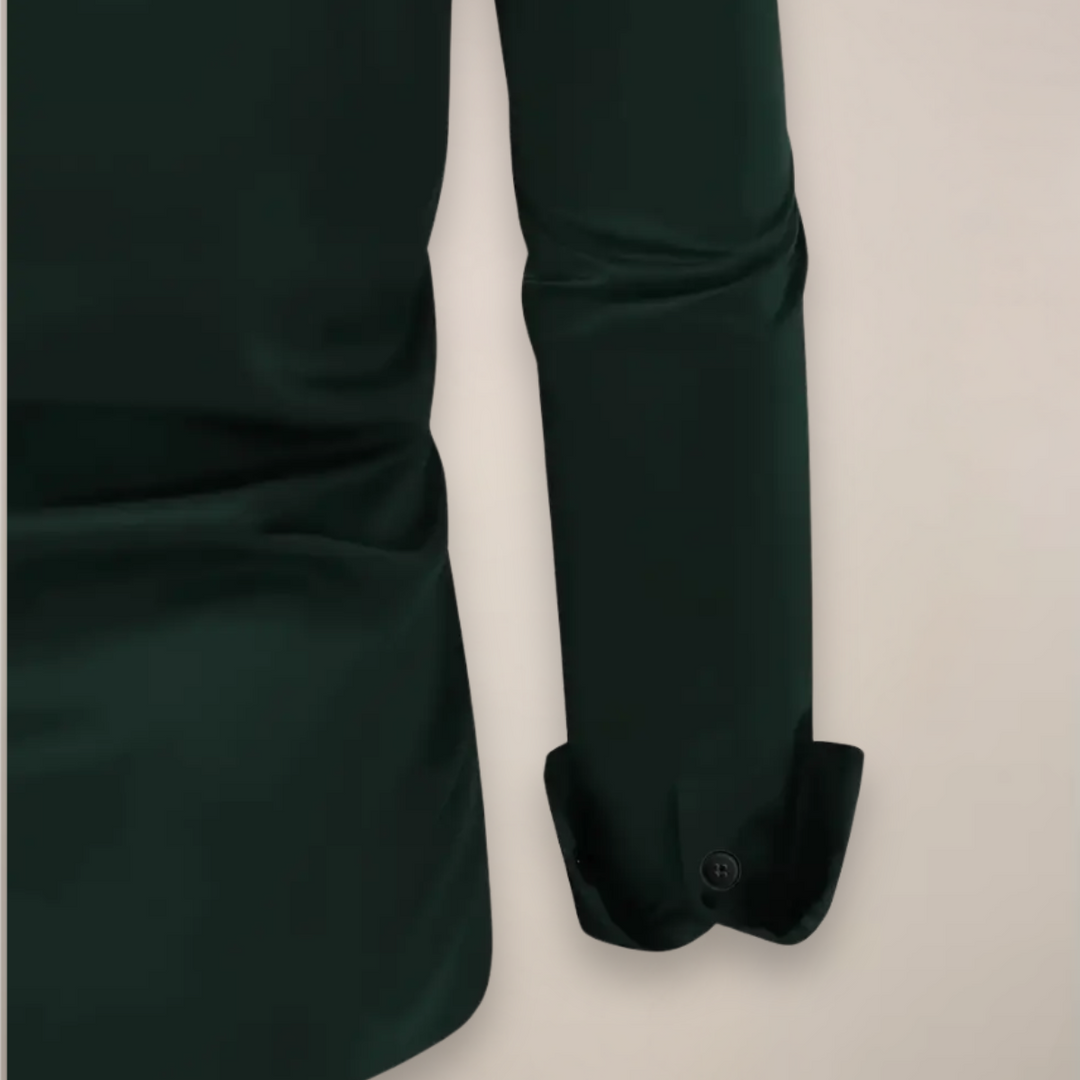 Jalen | Long-Sleeve Shirt – Classic Notched Collar, Versatile Smart Style