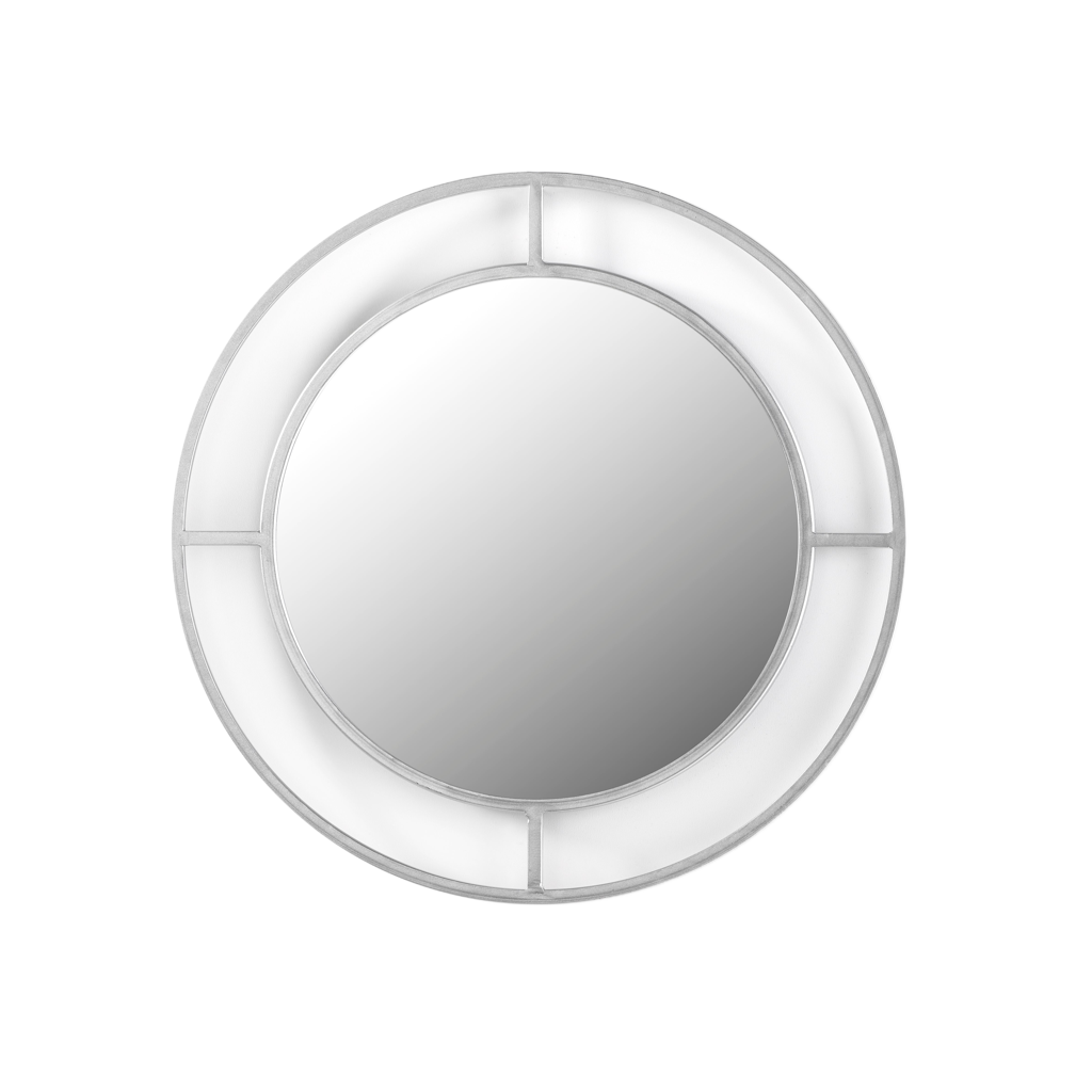 Round Wall Mirror | Silver