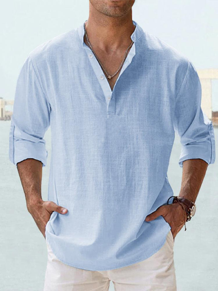 Lucas | Breathable Linen Shirt