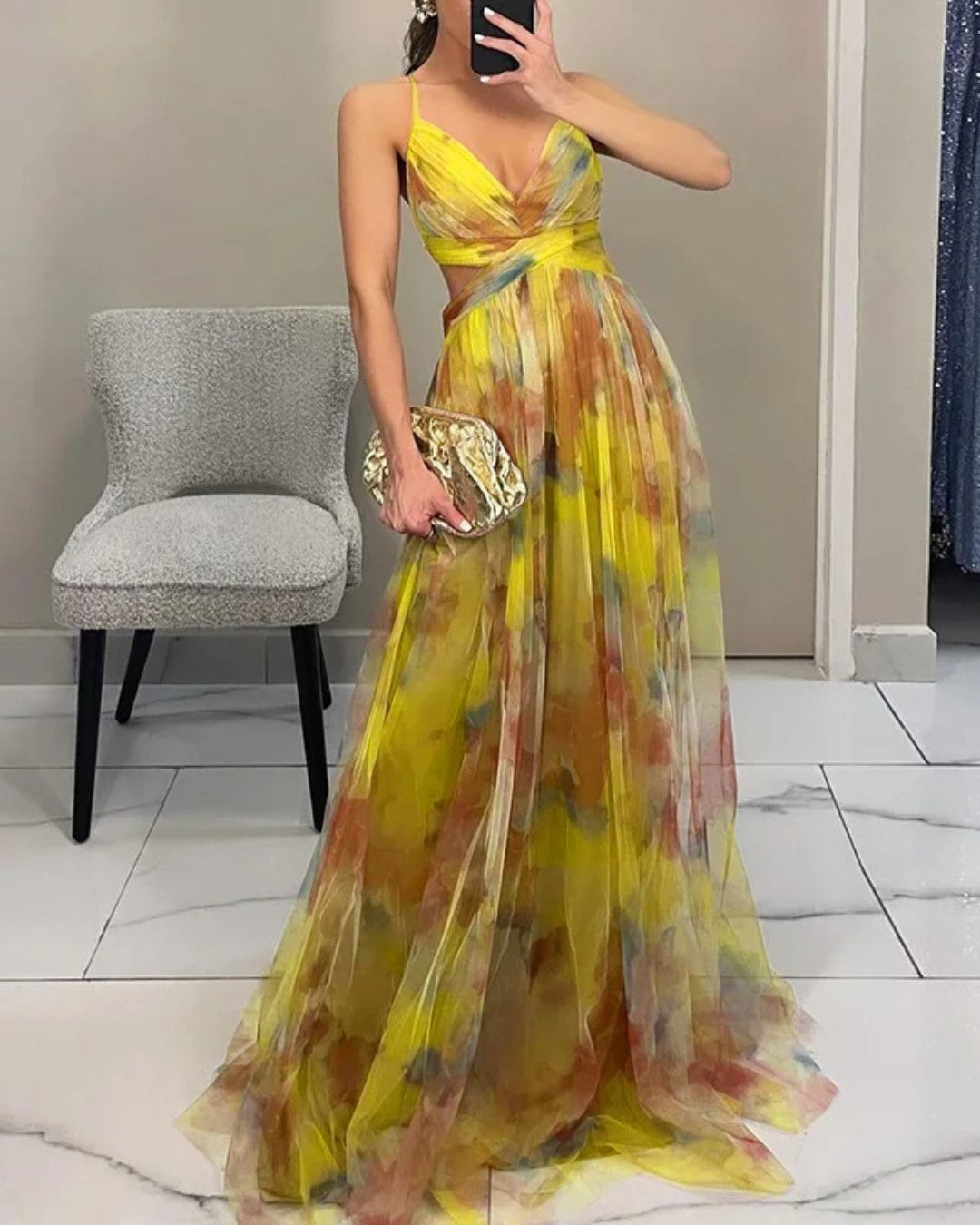 Lily | Floral Elegance Maxi Dress