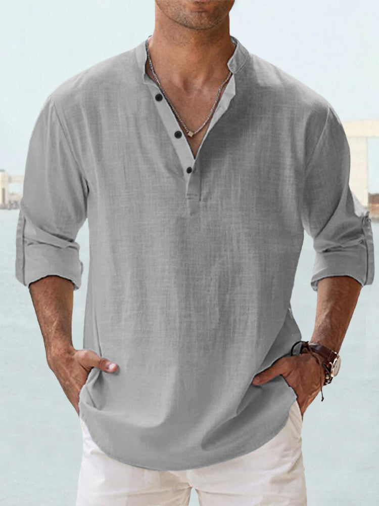 Lucas | Breathable Linen Shirt