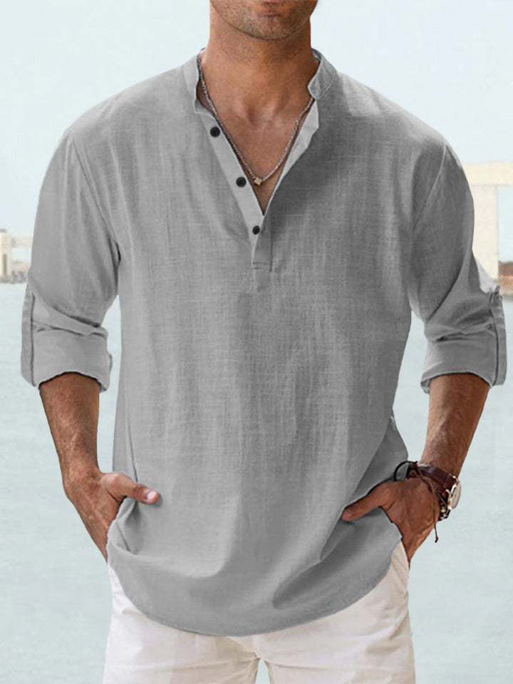 Lucas | Breathable Linen Shirt