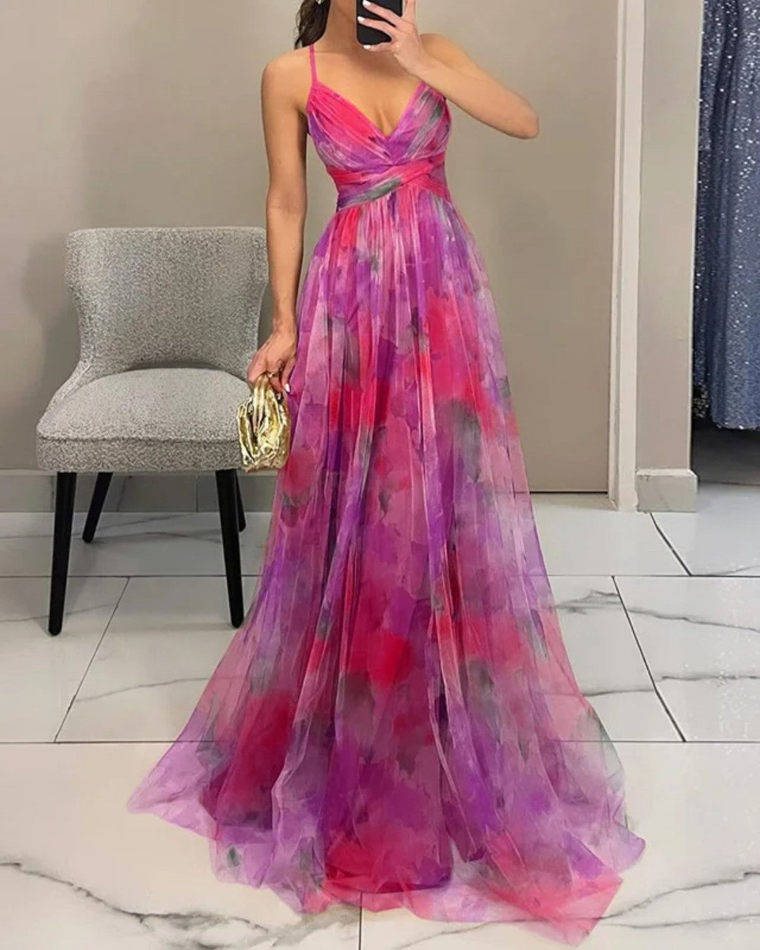 Lily | Floral Elegance Maxi Dress