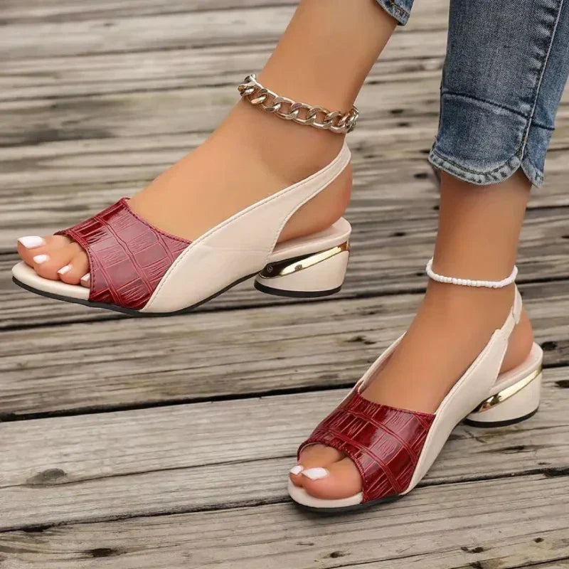 Theresa | Chic Open-Toe Slingback Sandals