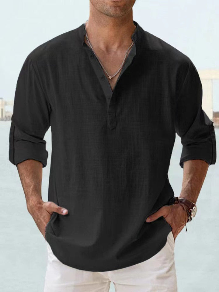 Lucas | Breathable Linen Shirt