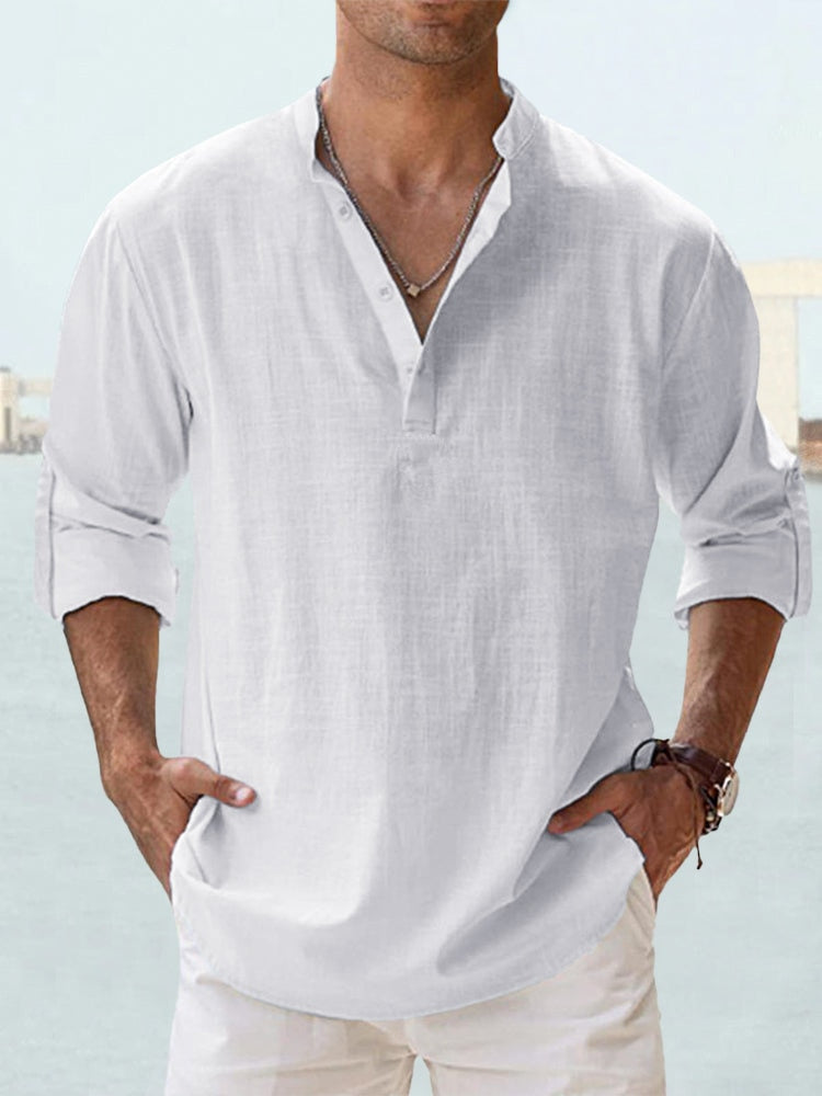 Lucas | Breathable Linen Shirt
