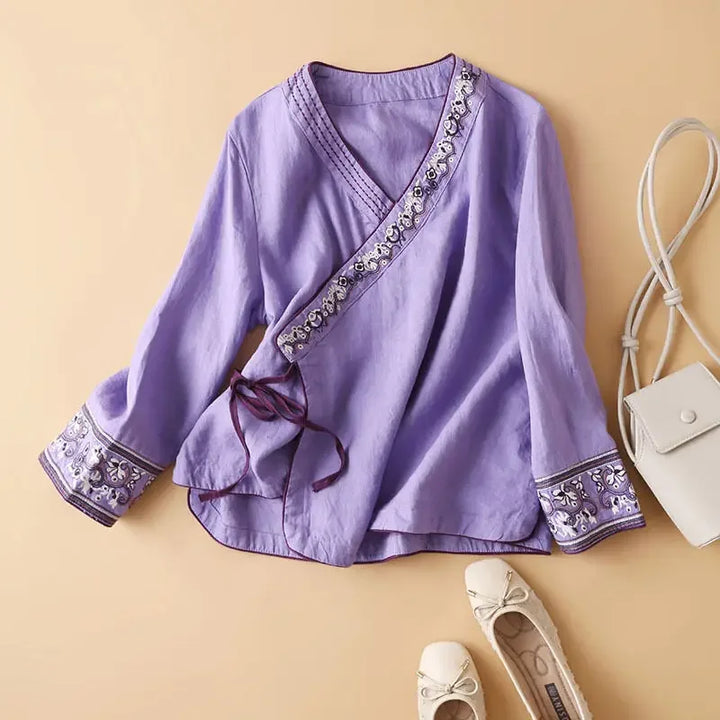 Lotus™ | Relaxed Pattern Breeze Blouse