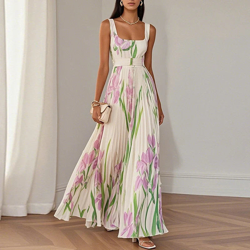 Rebecca | Elegant Floral Maxi Dress