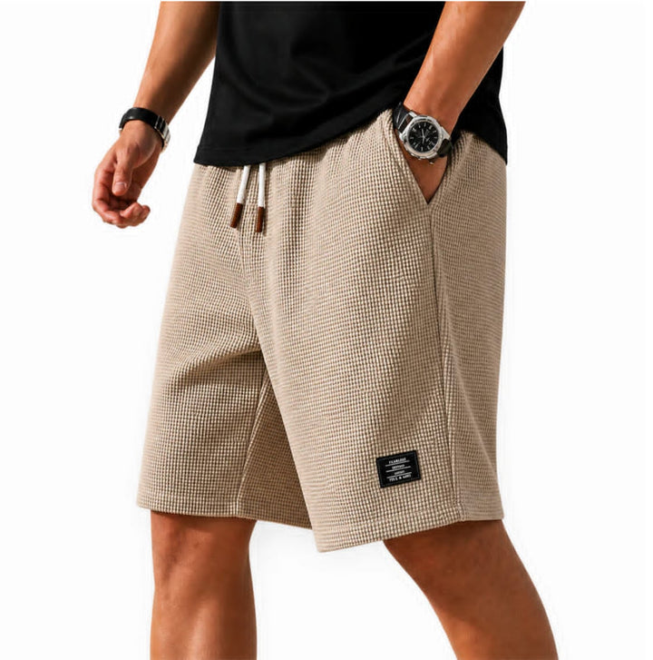 Alex | Lightweight Waffle Knit Shorts