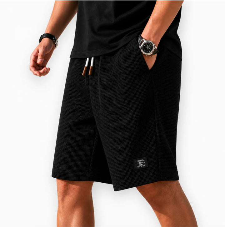 Alex | Lightweight Waffle Knit Shorts