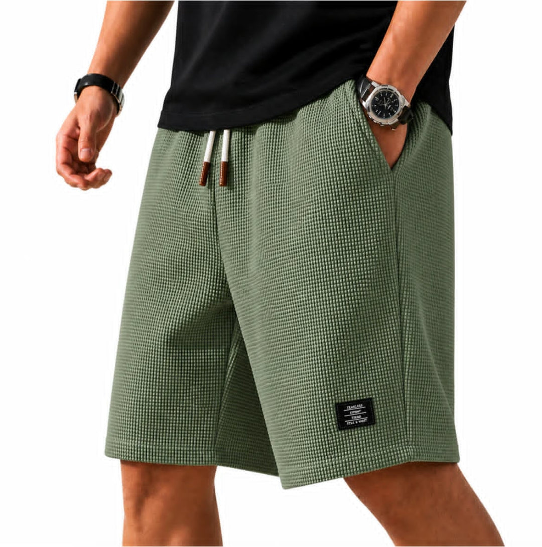 Alex | Lightweight Waffle Knit Shorts