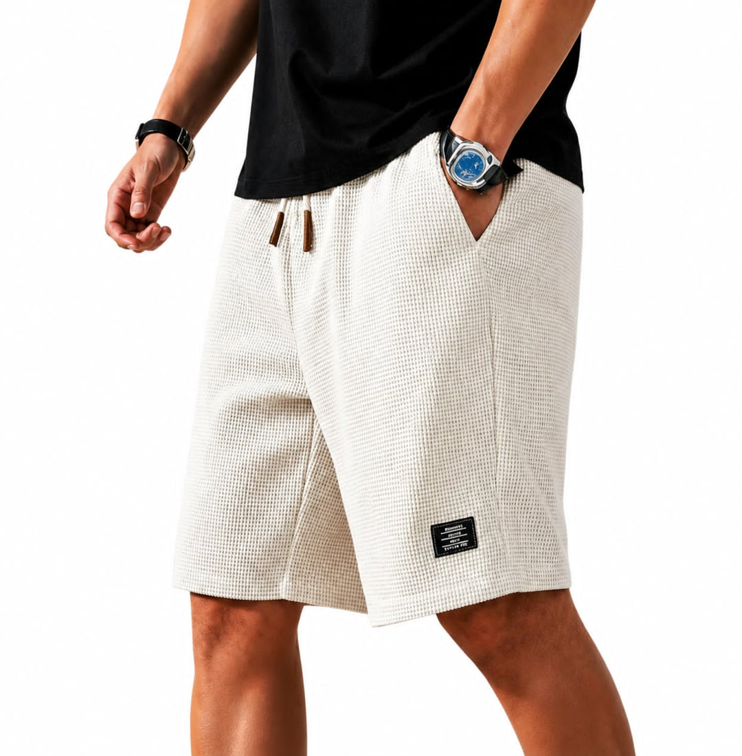 Alex | Lightweight Waffle Knit Shorts