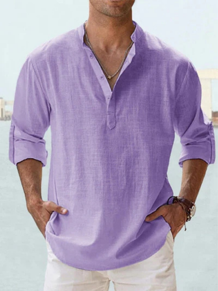 Lucas | Breathable Linen Shirt