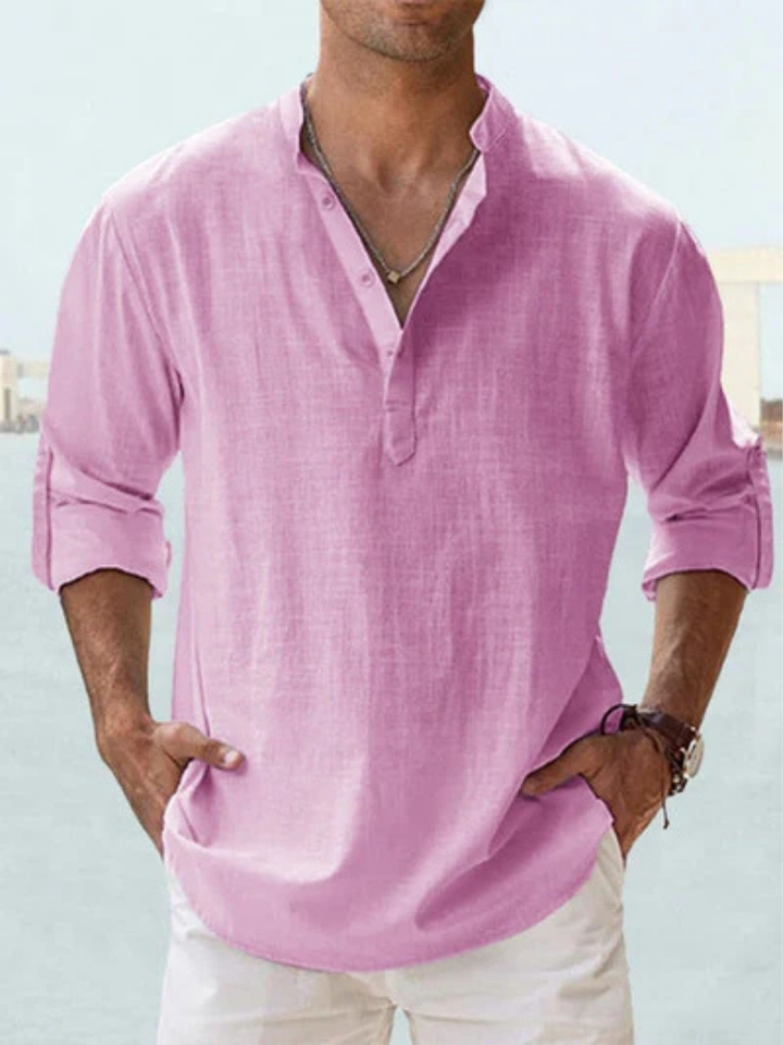 Lucas | Breathable Linen Shirt