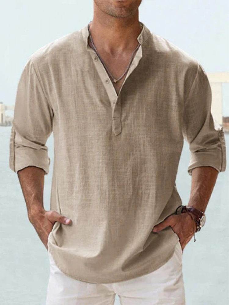 Lucas | Breathable Linen Shirt