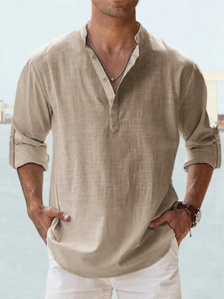 Lucas | Breathable Linen Shirt