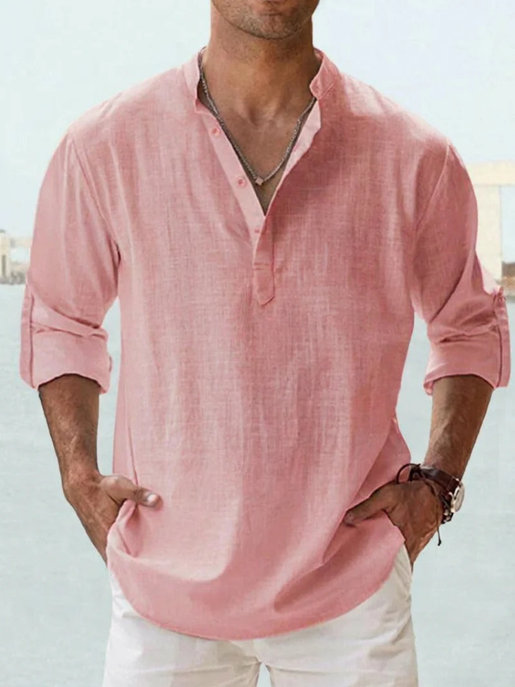 Lucas | Breathable Linen Shirt