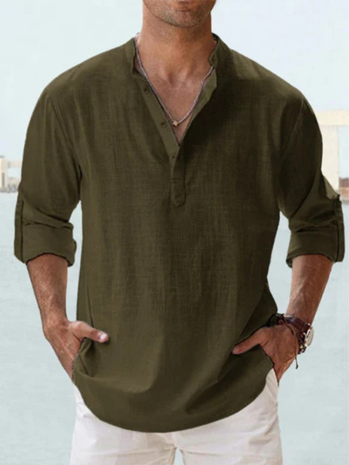 Lucas | Breathable Linen Shirt
