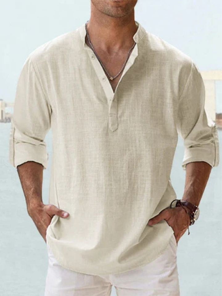 Lucas | Breathable Linen Shirt