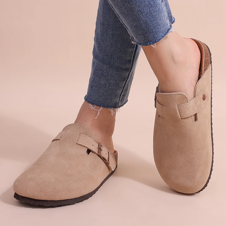 Milena | Women's Slip-On Buckle Sandals